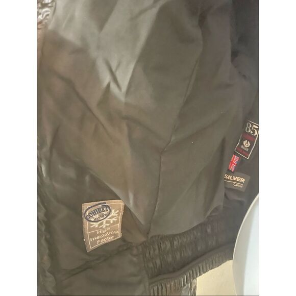 Belstaff Black Shiny Bomber Puffer Women’s Jacket Side Zip Pockets SZ IT44 US 12 - Picture 6 of 12